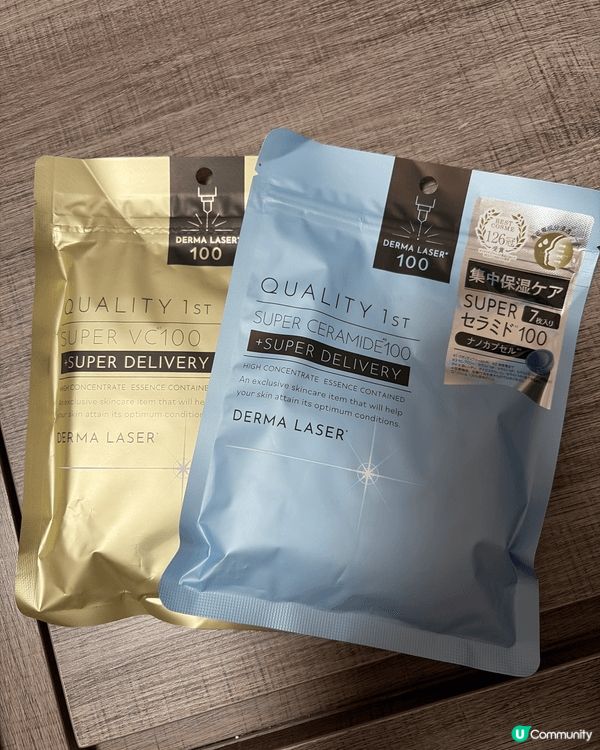 圖一 此兩款面膜水份好高，用完塊面好滑好水潤，我很喜歡用