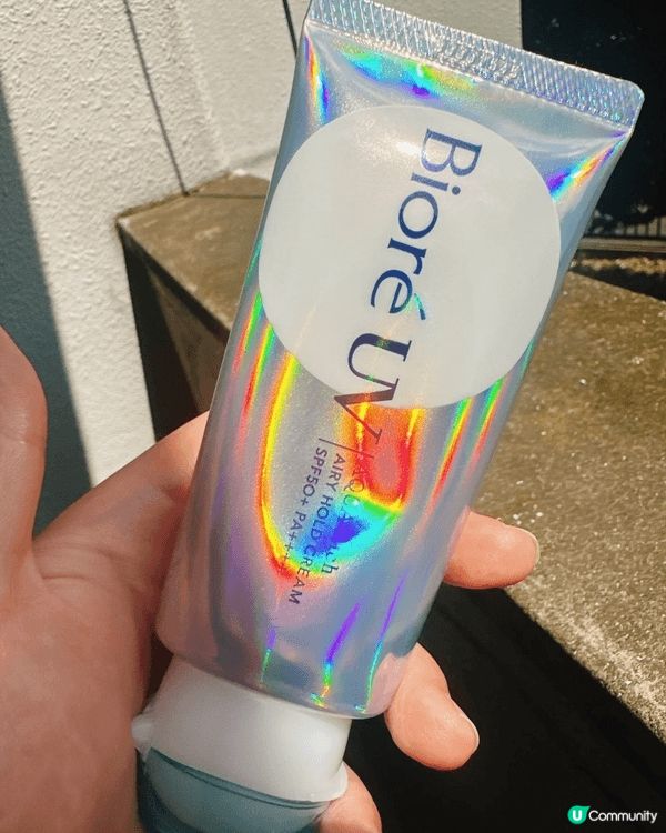 我購入左呢隻Biore防曬乳，好work, 質地好易推，皮膚...