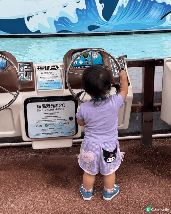 帶寶寶暢遊海洋公園，近距離欣賞企鵝的可愛姿態，更驚喜係有Sa...