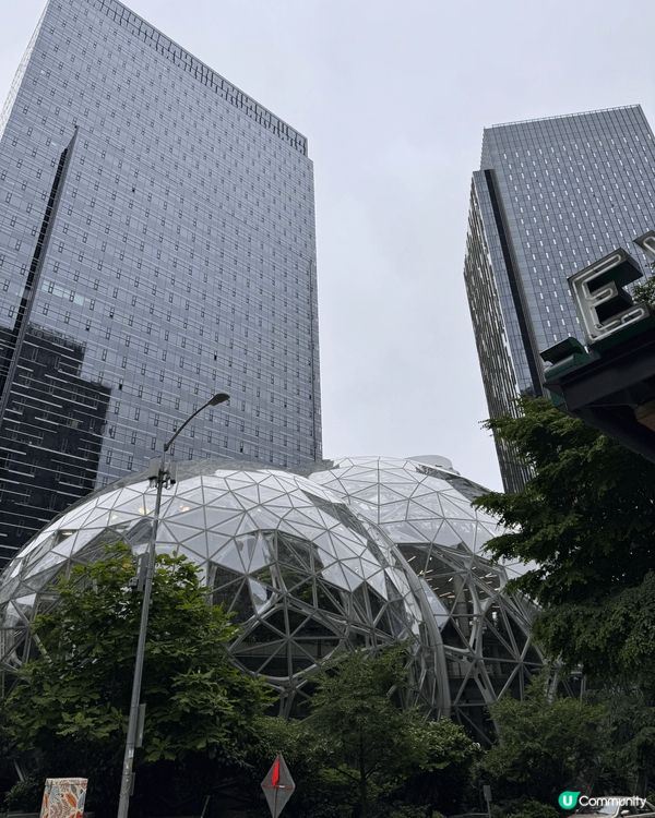 西雅圖必去打卡景點-Amazon Spheres