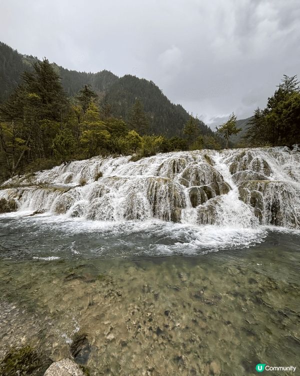 🏔️ 九寨溝慢活之旅！晴天慢步「珍珠灘瀑布 ＆ 五花海」絕美...