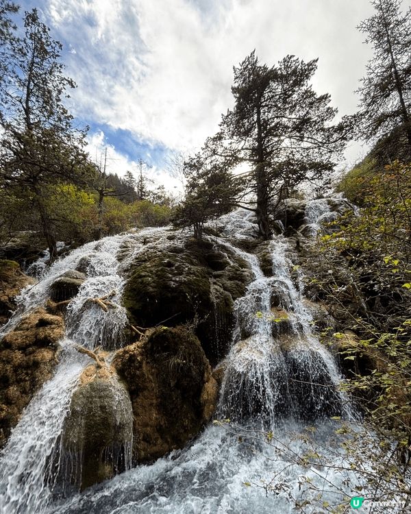 🏔️ 九寨溝慢活之旅！晴天慢步「珍珠灘瀑布 ＆ 五花海」絕美...