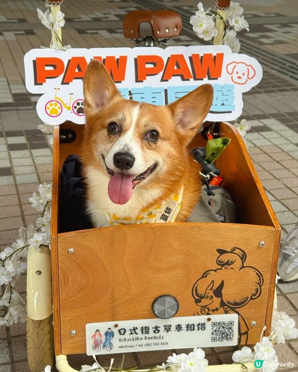 圍方 x PAW PAW單車同遊🐾 
