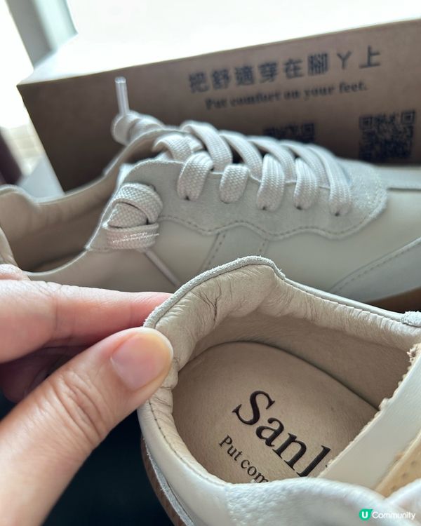 好穿耐看易搭配 💕 Sanly Joy 艾蜜莉真皮德訓鞋