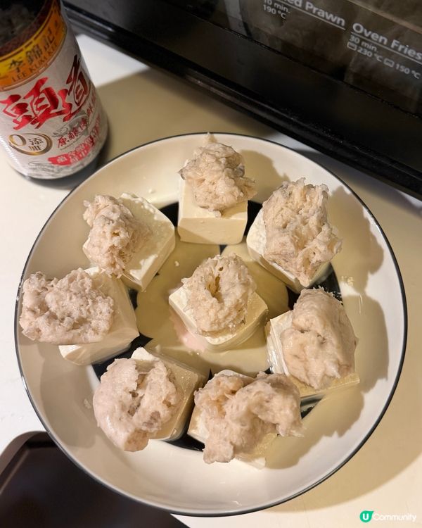 15分鐘搞掂滑溜「蝦滑蒸豆腐」🍤詳細食譜