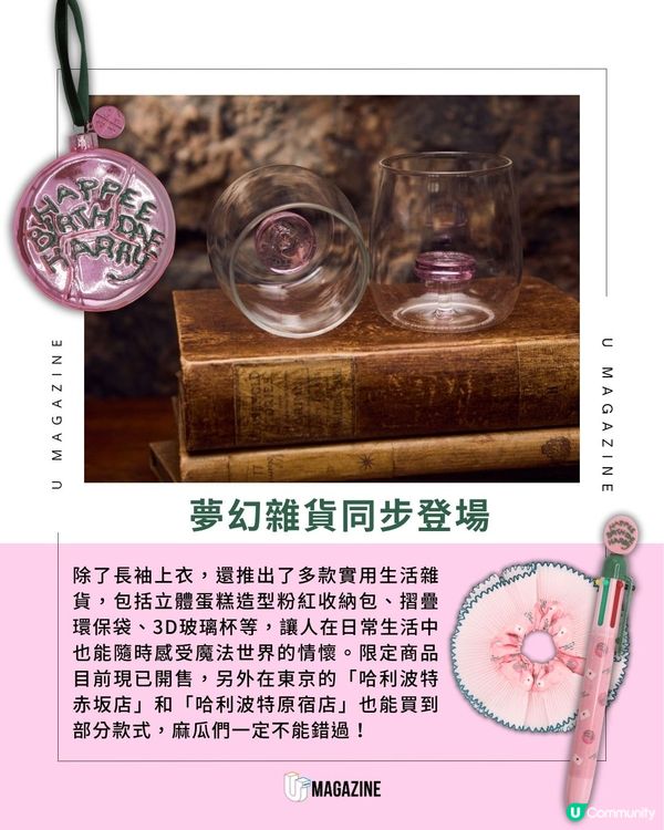 東京影城「海格手作風蛋糕」周邊開賣！粉綠撞色、經典錯字完美還原！