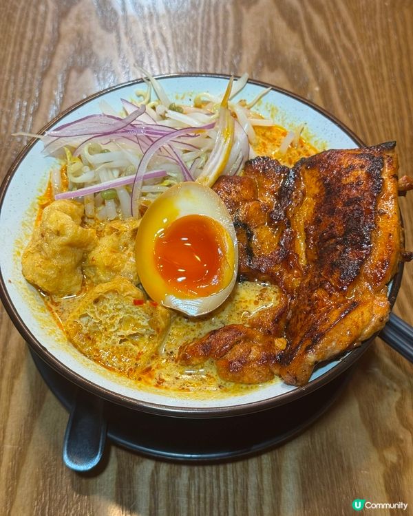寶藏小店🍜濃湯喇沙x香煎大雞扒