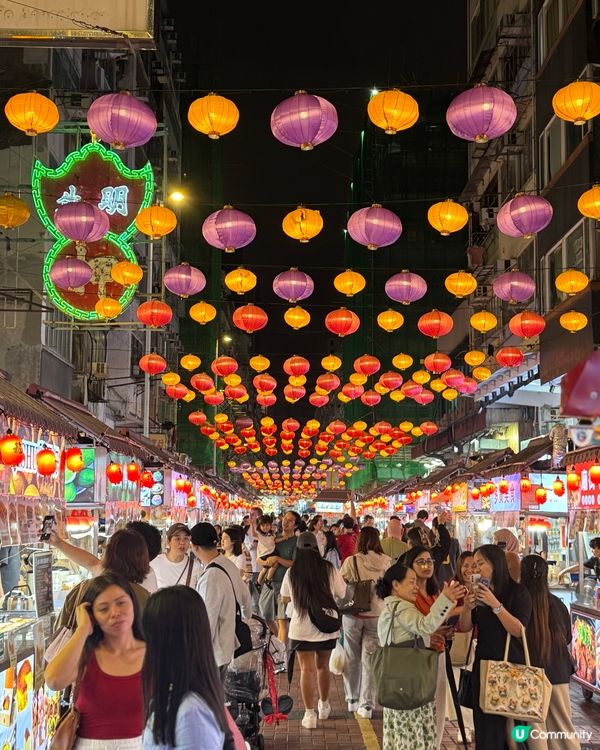 廟街夜市🚶‍♀️香港小食天堂😋