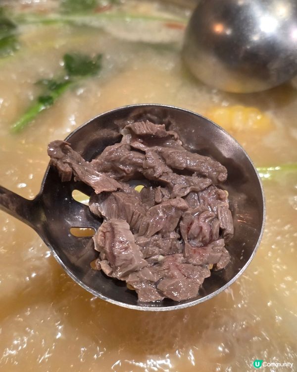 好吃豬骨湯牛肉打邊爐