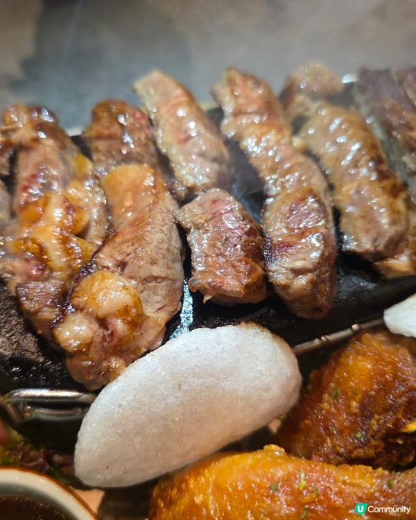 好味直火燒牛肉 x炸雞