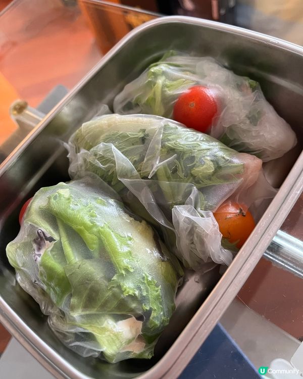 DIY 香芒蝦肉紙米卷