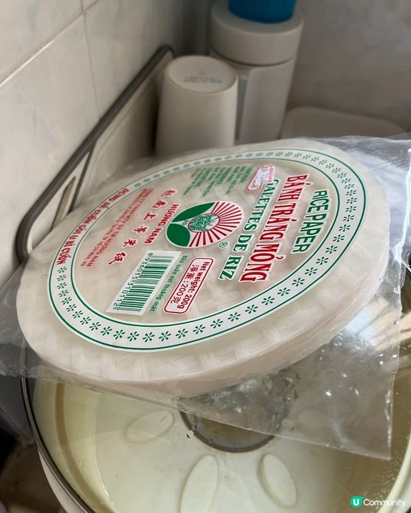 DIY 香芒蝦肉紙米卷