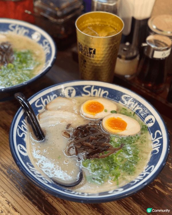 福岡名店「ShinShin拉麵」以「博多純情豚骨湯頭」風靡在...