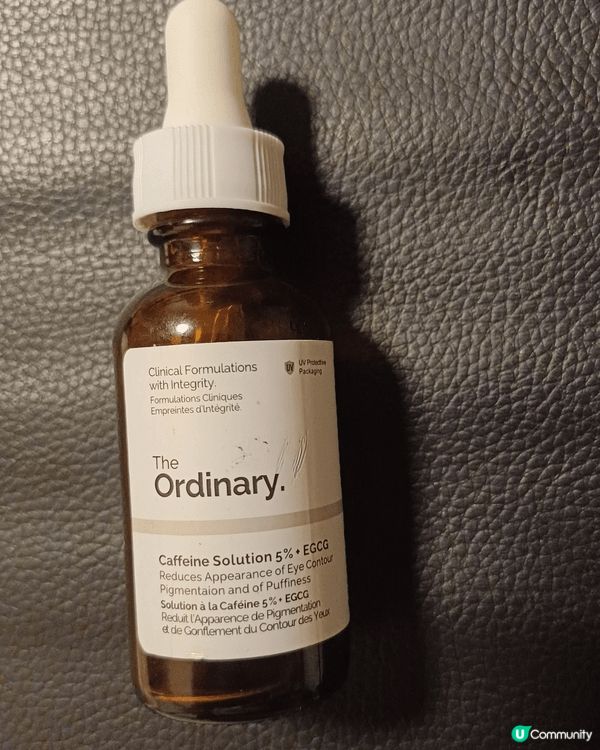 最喜歡用The Ordinary 眼部精華能去黑眼圈，而QV...