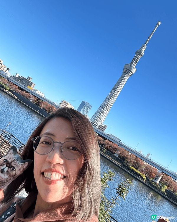 天郎氣清既日本東京，加上出現在秋天既金黃銀杏樹，形成美艷畫面...