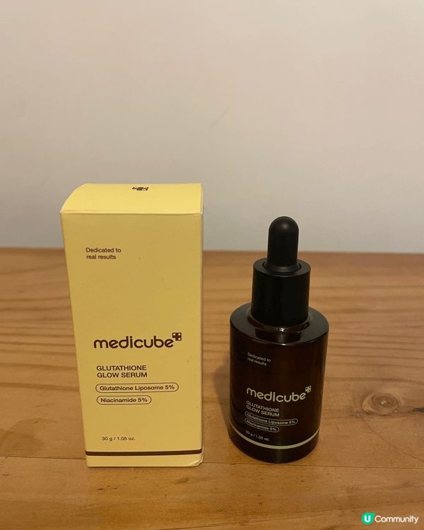 medicube Glow Serum好透薄二吸收，用完之後...