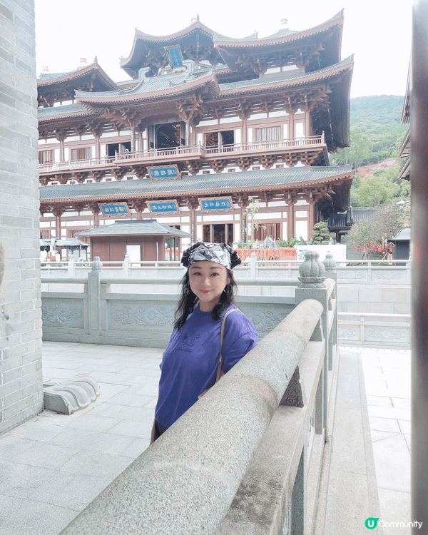 百花古寺位於增城南香山南麓，重建後佔地300餘畝，採用仿唐建...