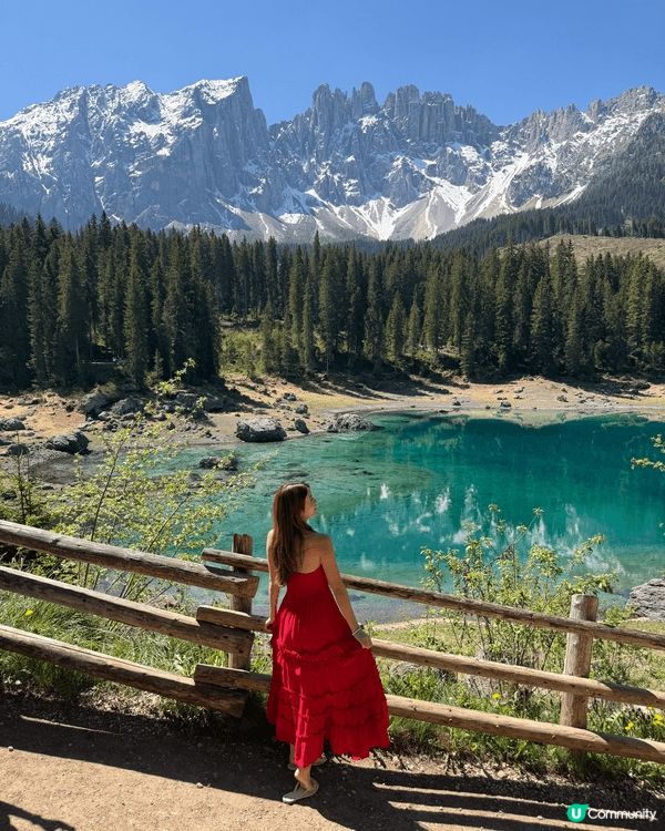 呢度係意大利Dolomites區入面四大湖泊之一既Lago ...