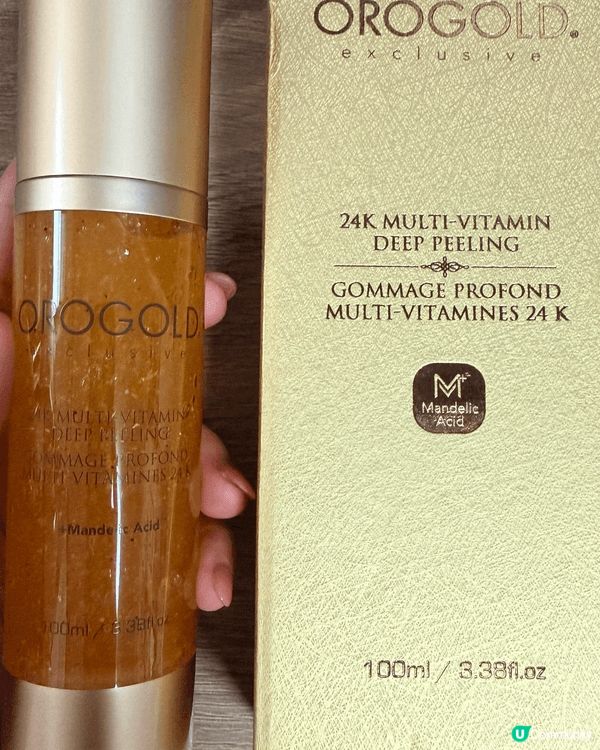 OROGOLD 24K多重維他命深層煥膚，金箔＋杏仁酸配方，...