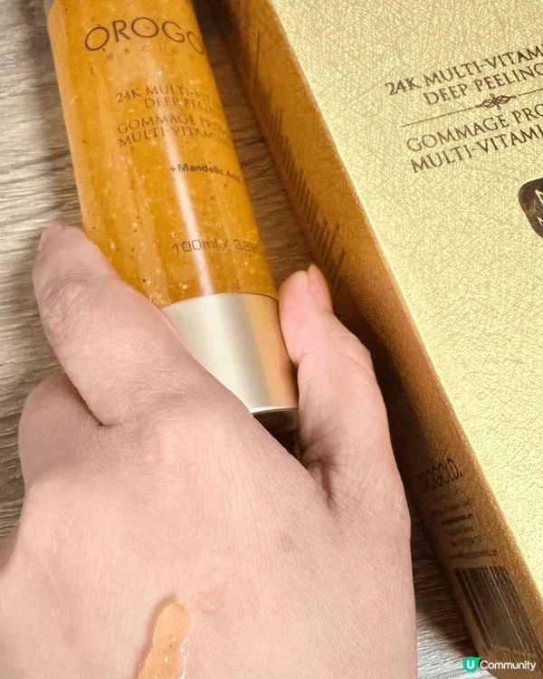 OROGOLD 24K多重維他命深層煥膚，金箔＋杏仁酸配方，...