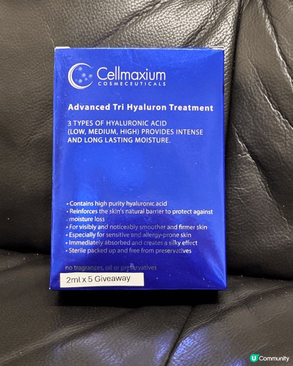 Cellmaxium Tri Hyaluron Treatm...