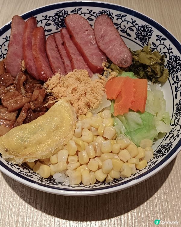台式香腸滷肉飯便當