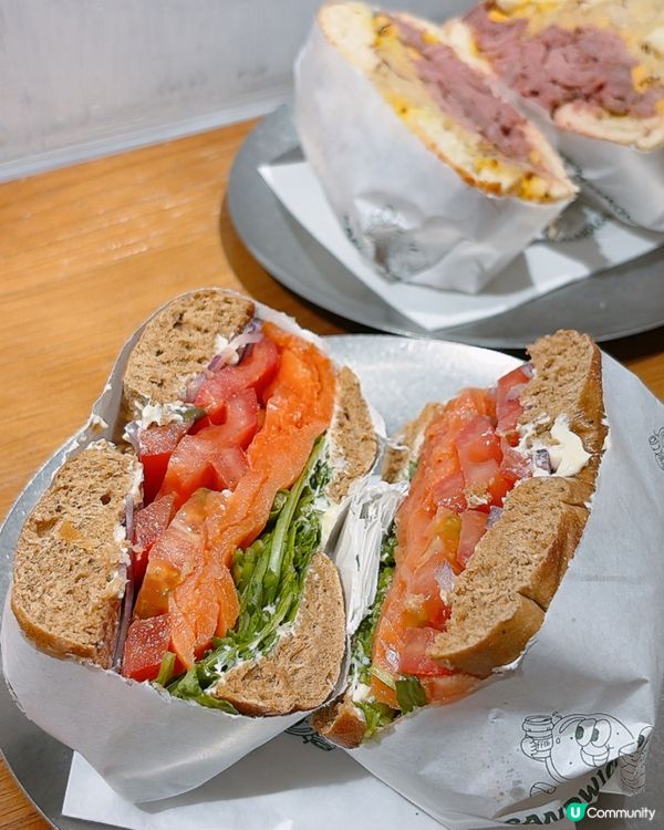 尖沙咀爆餡Bagel三文治店🥪自選麵包夾心🥯美式Bagel🔥