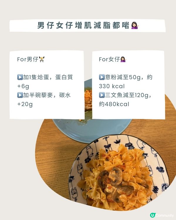 💫營養食譜!蘑菇芝士蕃茄蝴蝶粉