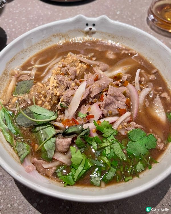 泰香米泰國餐廳的牛肉河粉湯,真心推薦!