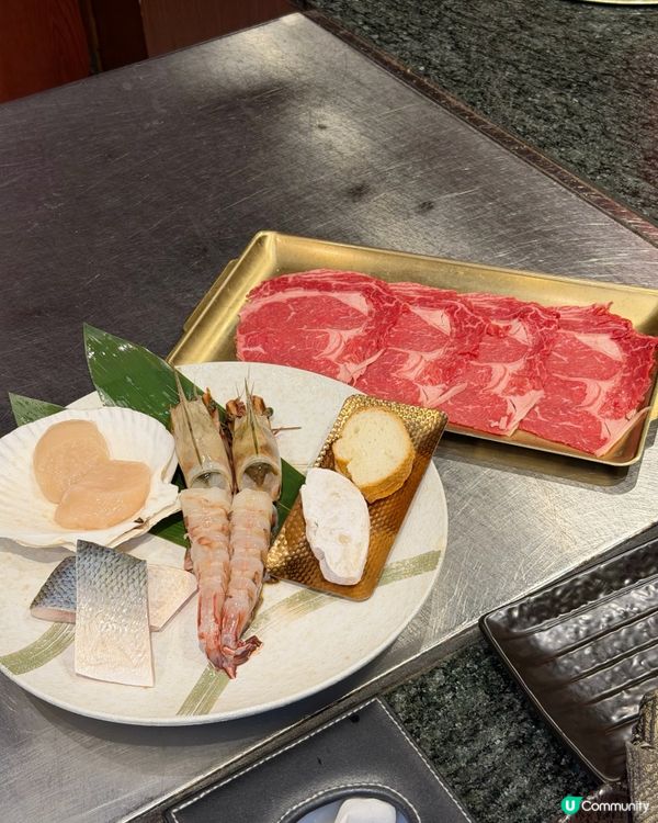 一次過滿足哂‼️ Omakase + 鐵板燒