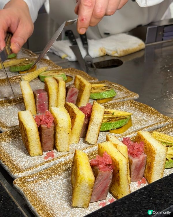 帝都酒店 櫻田｢熊本和牛｣爆汁三文治!