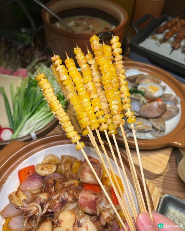 串殿2.0 😋 噴火燒海鮮！
