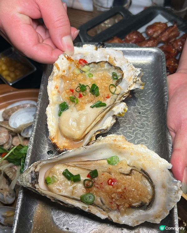 串殿2.0 😋 噴火燒海鮮！
