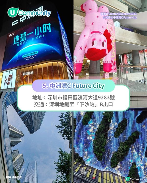 【深圳商場2026】福田口岸沿線必逛8間大型商場推介 必去皇庭廣場／Coco Park／深業上城