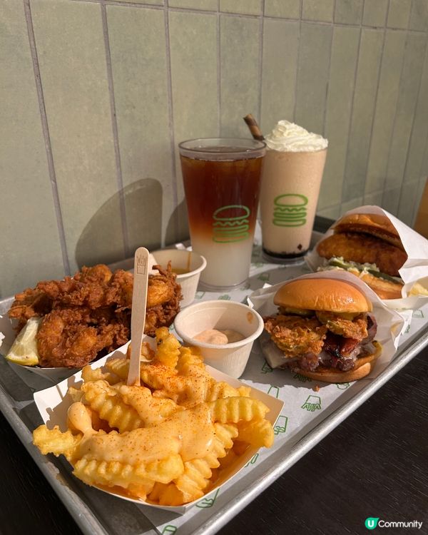 shake shack快餐好味道