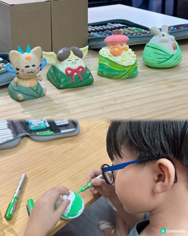 端午「3D公仔填色派對」親子樂！🎨🐉
