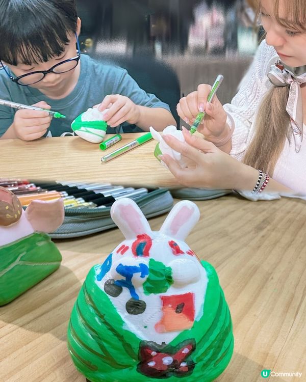 端午「3D公仔填色派對」親子樂！🎨🐉