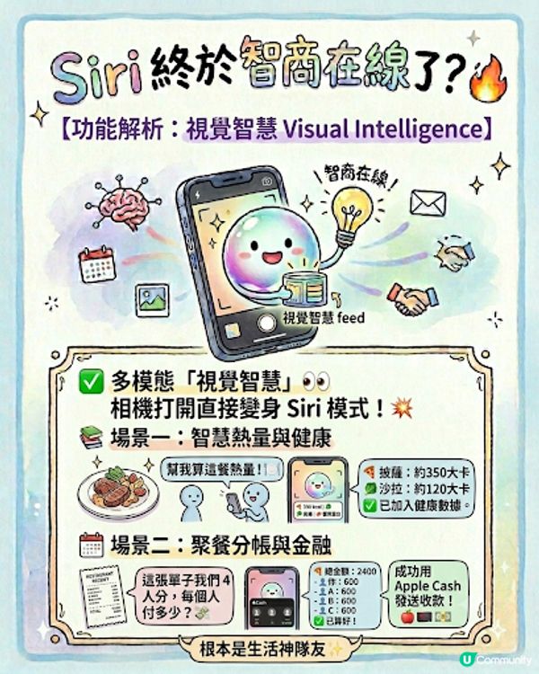 Apple全新Siri AI懶人包！新世代駕到 🤖💨
