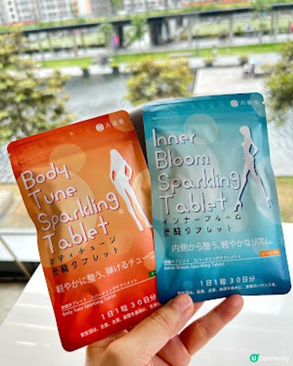 【日本機能性保健食品】腸道 X 美肌 X 代謝 X 體態管理 ♥ 六花堂 Inner Bloom + Body Tune Sparkling Tablet
