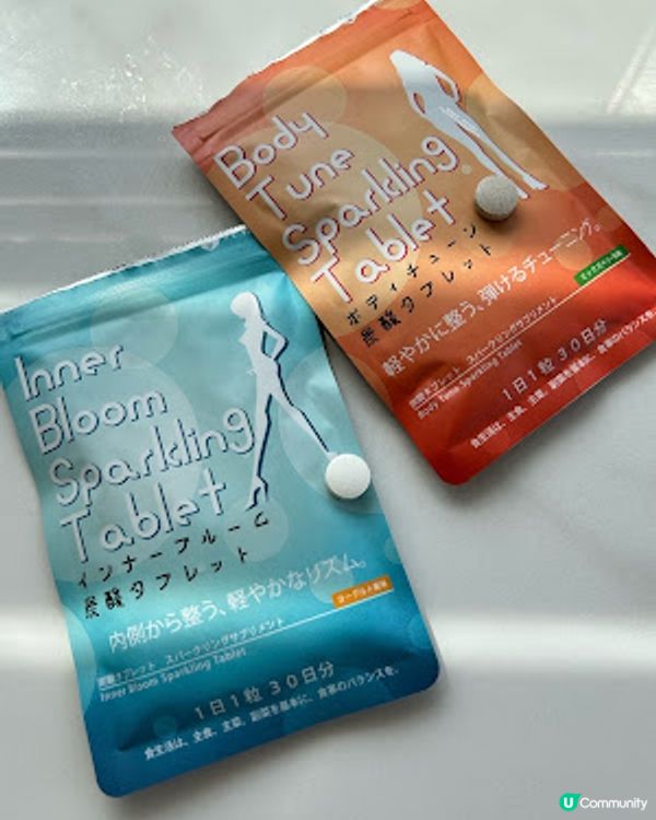 【日本機能性保健食品】腸道 X 美肌 X 代謝 X 體態管理 ♥ 六花堂 Inner Bloom + Body Tune Sparkling Tablet