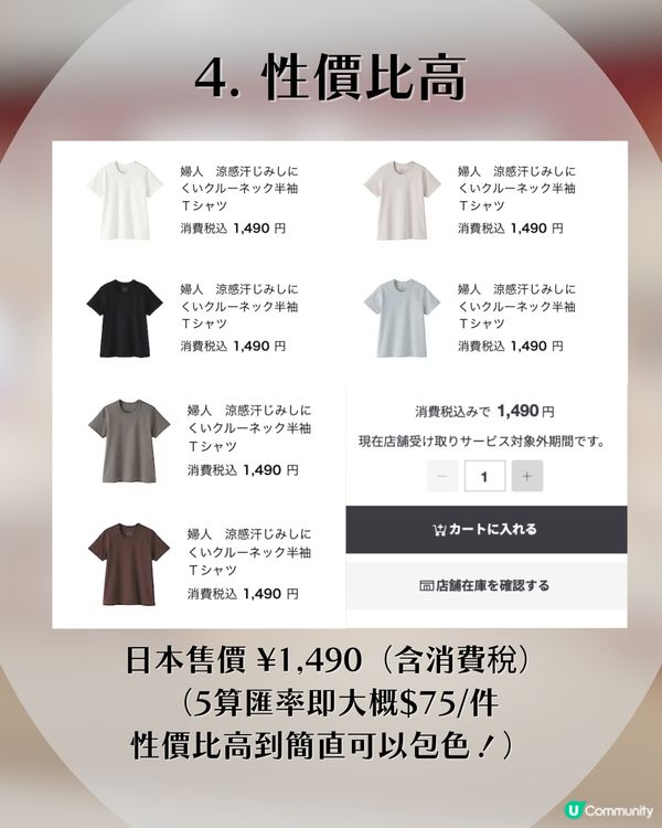 MUJI神級防汗Tee終於返貨！$75入手大汗救星！💦 格肋底、背脊告別濕漉漉！日本網民激推：著落好舒服