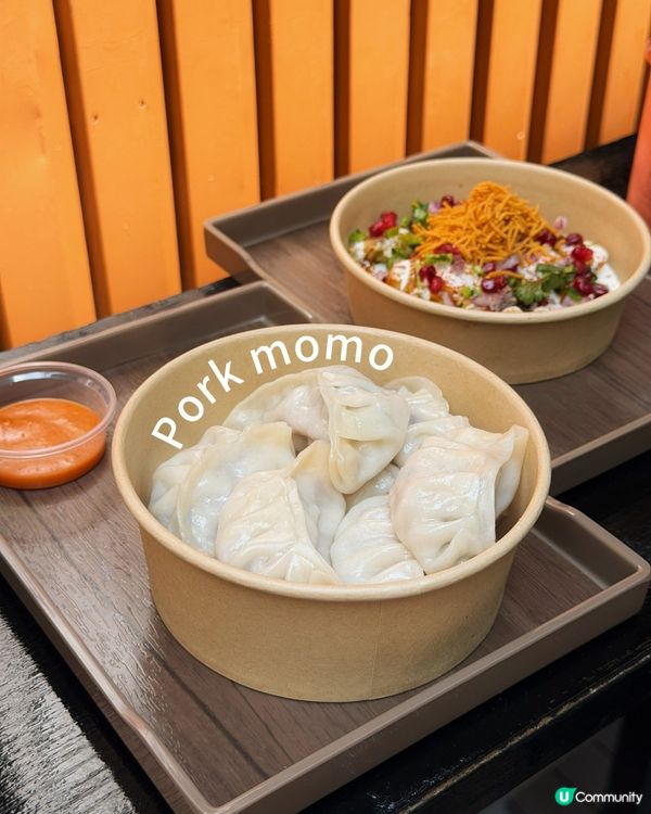 第一次食momo🥰😋