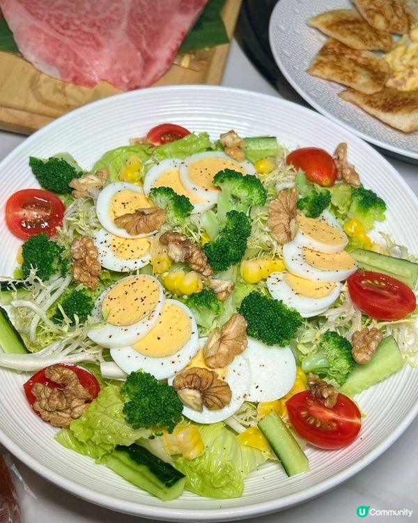 靈魂牛肉醬無限續！虎丸燒肉嘅米飯、生菜隨便加！
