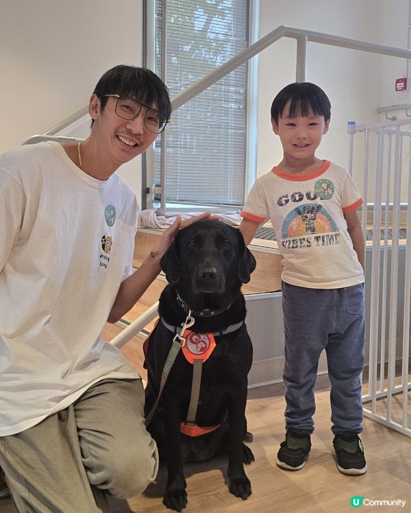 親子參加導盲犬導賞團！🐶👨‍👦 真溫馨又有意義 📸