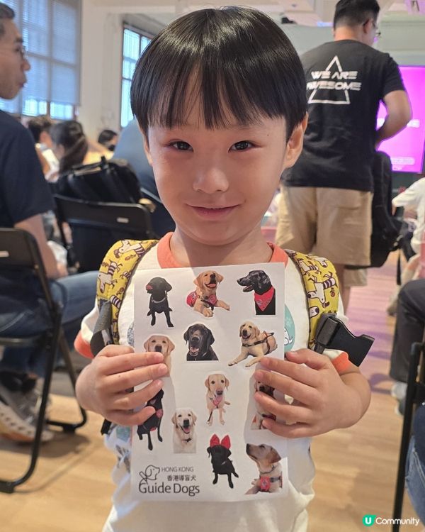 親子參加導盲犬導賞團！🐶👨‍👦 真溫馨又有意義 📸