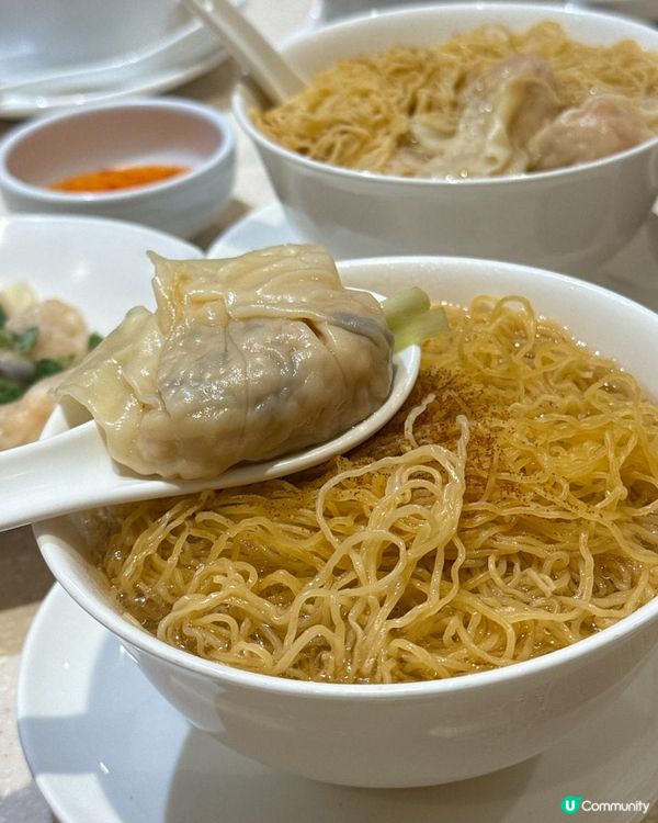 尖沙咀【池記】有蝦籽嘅港式雲吞麵