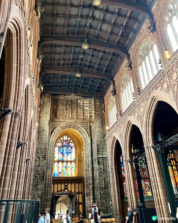 『英國』曼徹斯特古老教堂⛪️管風琴聲震撼迴盪