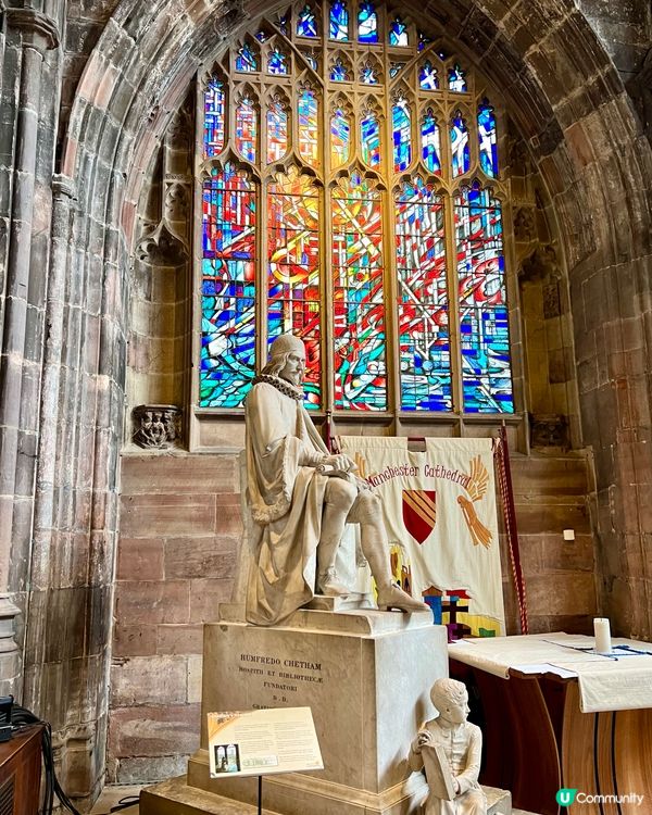 『英國』曼徹斯特古老教堂⛪️管風琴聲震撼迴盪