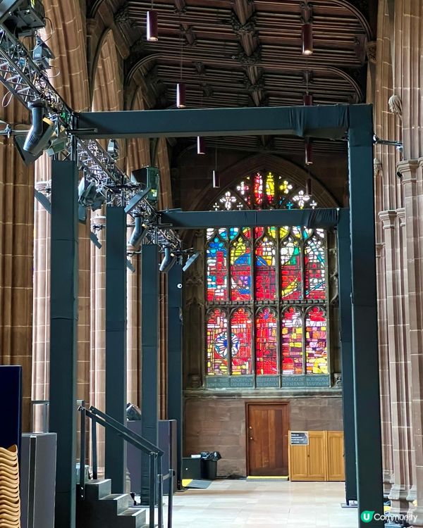 『英國』曼徹斯特古老教堂⛪️管風琴聲震撼迴盪
