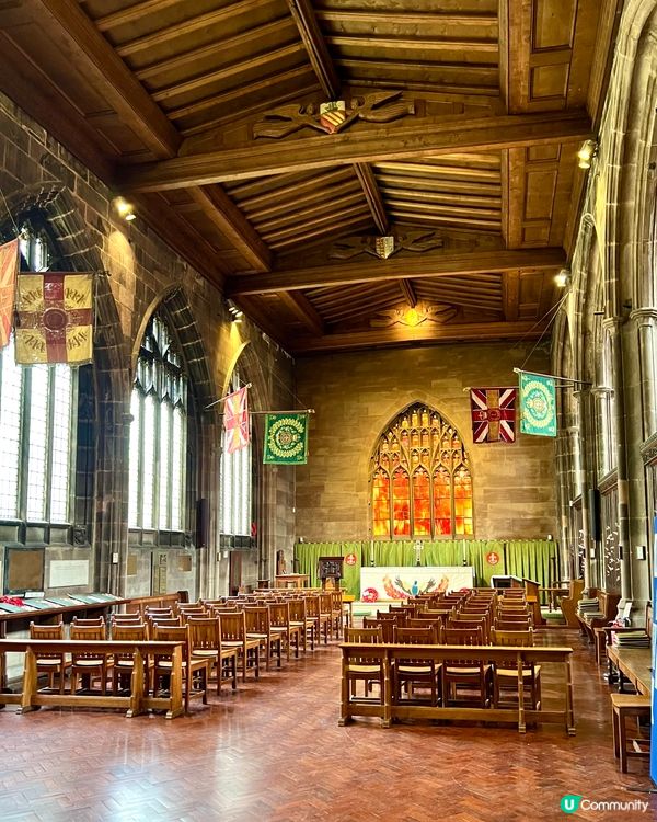 『英國』曼徹斯特古老教堂⛪️管風琴聲震撼迴盪